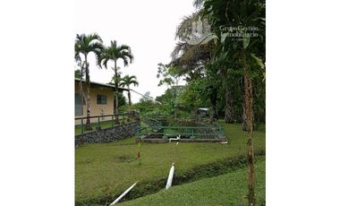 EN VENTA FINCA CON CASA Y PICINA DE TILAPIA