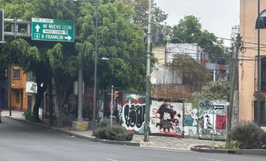 Terreno en venta San Miguel Chapultepec a unos pasos de la Condesa