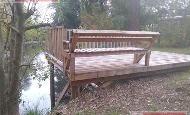 Cabañas en Alquiler a orillas del arroyo en Ing. Maschwitz Amuebladas disponible a partir de Agosto
