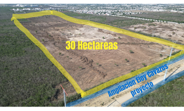 30 Hectareas en proyecto ampliacion eloy cavazos, en cadereyta.