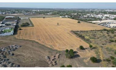 Lote de 10  hectareas acceso desde carretera , plano limpio