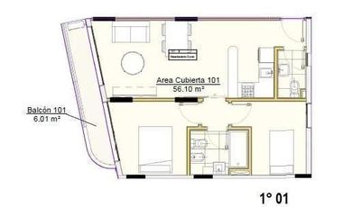 Av Cabildo 20, Nice Hollywood, 2 y 3 ambientes en Palermo Hollywood