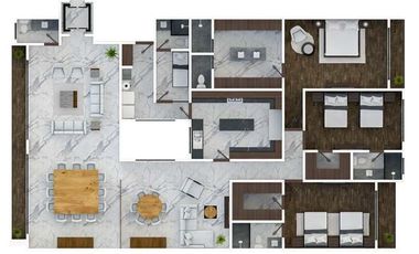 PREVENTA DEPARTAMENTOS TECAMACHALCO CON TERRAZA Y ROOF GARDEN(R)