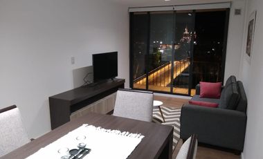 Departamento con espectacular vista al centro cívico