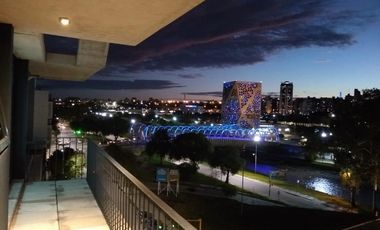 Departamento con espectacular vista al centro cívico