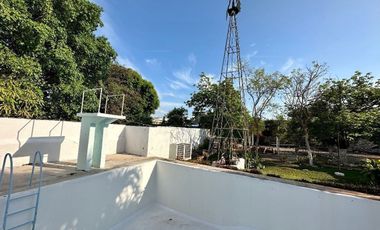 Casa colonial amueblada en renta en el centro de Mérida.