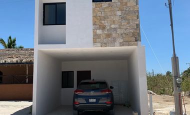 Villa de playa a 80 m del mar Chicxulub