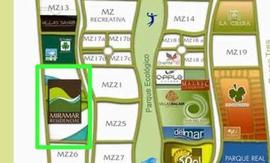 Terreno residencial exclusivo residencial selvamar playa del carmen q.roo
