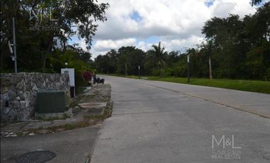 Terreno residencial exclusivo residencial selvamar playa del carmen q.roo