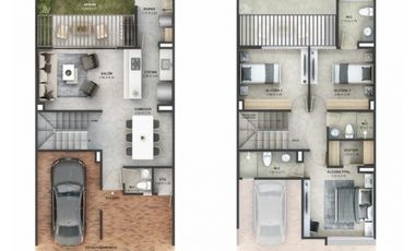 HERMOSA CASA ACABADOS DE LUJO PARA ESTRENAR EN LA CEJA