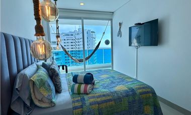 Venta de apartamento con vista al Mar en Playa Salguero, Santa Marta.