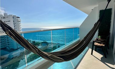 Venta de apartamento con vista al Mar en Playa Salguero, Santa Marta.
