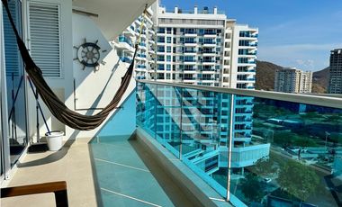 Venta de apartamento con vista al Mar en Playa Salguero, Santa Marta.