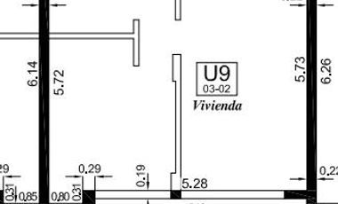 Departamento en  3 de febrero al 1200