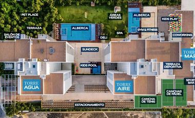 Departamento en venta en Cancún (1519)