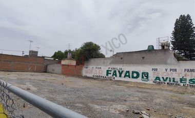 Terreno en esquina de 1,000m2 a 2 minutos del Centro de ACTOPAN, HGO. Ideal Franquicias.