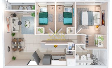 Departamento Rancagua entrega inmediata  3d 1B 2505 uf  46,8 m2 compra con bono pie del 5% y 10%