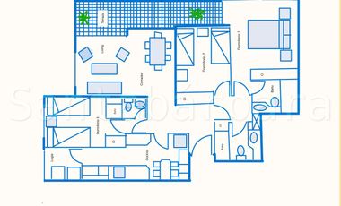 Venta Departamento 3 dormitorios 3 baños Las Condes Metro H. Magallanes