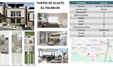 PREVENTA CASA BOSQUE DE ACANTO, ATIZAPÁN DE ZARAGOZA