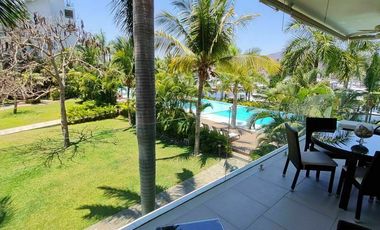 Departamento en venta con terraza con vista a la marina, en Ixtapa