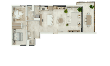 Departamento(2R Esquina) FRACCIONAL en Venta en Arrecife, Sisal