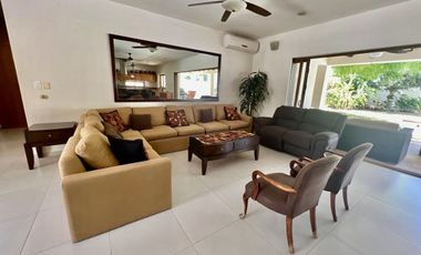 CASA  EN RENTA RESIDENCIAL VILLA MAGNA CON O SIN MUEBLES CANCÚN QUINTANA ROO