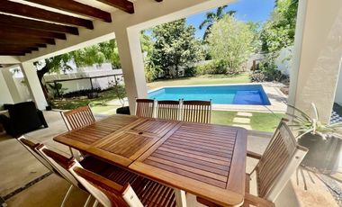 CASA  EN RENTA RESIDENCIAL VILLA MAGNA CON O SIN MUEBLES CANCÚN QUINTANA ROO