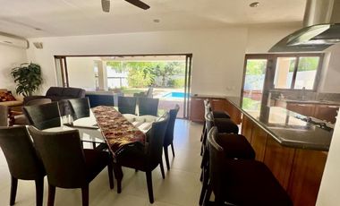 CASA  EN RENTA RESIDENCIAL VILLA MAGNA CON O SIN MUEBLES CANCÚN QUINTANA ROO
