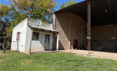 Vendo Lote de 1 Ha Con Casas y Galpón en San Justo, Entre Ríos.