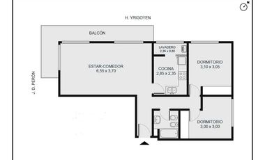 Departamento en venta en San Justo