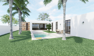 Casa en venta de  una Planta Mérida Yucatán, Privada La Rejoyada