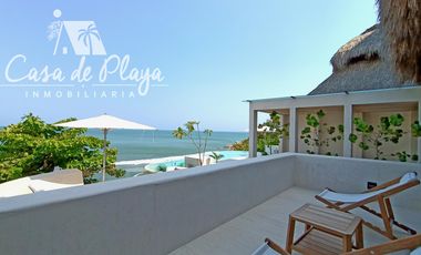 Casa en   venta a pie de playa Acapulco Diamante