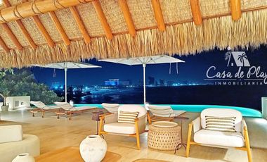 Casa en   venta a pie de playa Acapulco Diamante