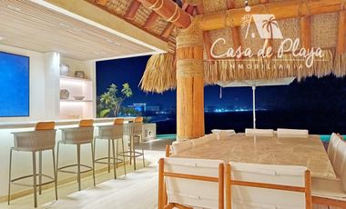 Casa en   venta a pie de playa Acapulco Diamante