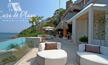 Casa en   venta a pie de playa Acapulco Diamante