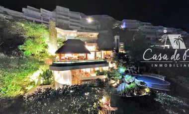 Casa en   venta a pie de playa Acapulco Diamante