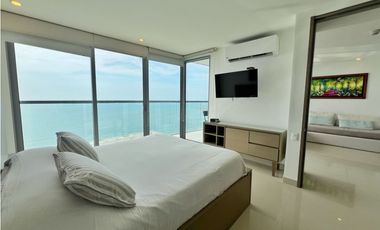 En venta apartamento AMOBLADO UNA alcoba en Morros City | Bocagrande