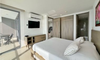 En venta apartamento AMOBLADO UNA alcoba en Morros City | Bocagrande