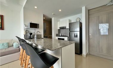 En venta apartamento AMOBLADO UNA alcoba en Morros City | Bocagrande