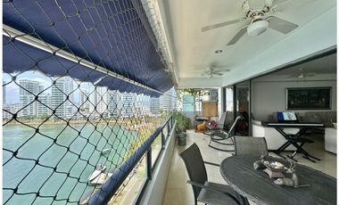 Apartamento Bocagrande sobre la bahia