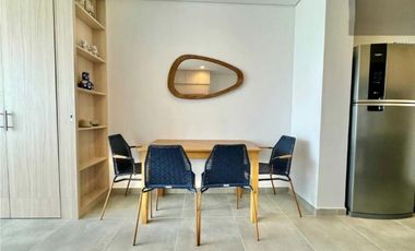 Apartaestudio amoblado en Salguero con piscina y vista