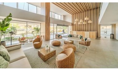 Apartaestudio amoblado en Salguero con piscina y vista