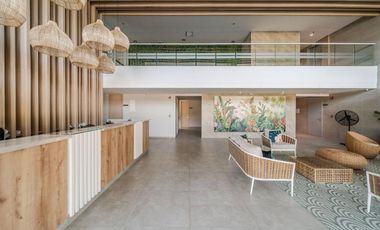 Apartaestudio amoblado en Salguero con piscina y vista