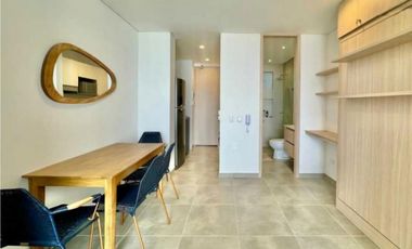 Apartaestudio amoblado en Salguero con piscina y vista