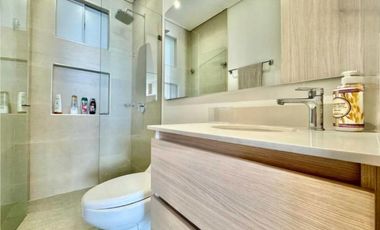 Apartaestudio amoblado en Salguero con piscina y vista