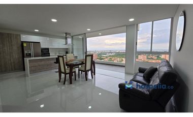 Renta apartamento amoblado. Ciudad jardín-pance, SERVICIOS INCLUIDOS