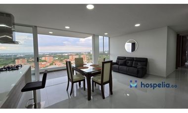 Renta apartamento amoblado. Ciudad jardín-pance, SERVICIOS INCLUIDOS