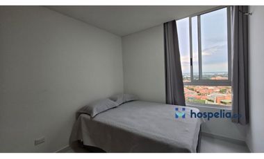 Renta apartamento amoblado. Ciudad jardín-pance, SERVICIOS INCLUIDOS