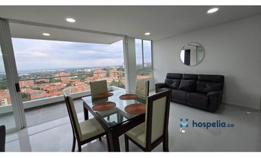 Renta apartamento amoblado. Ciudad jardín-pance, SERVICIOS INCLUIDOS