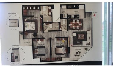 Venta Apto Campestre 103 m² | 3H/2.5B | Vista Montaña | Chía–Cota